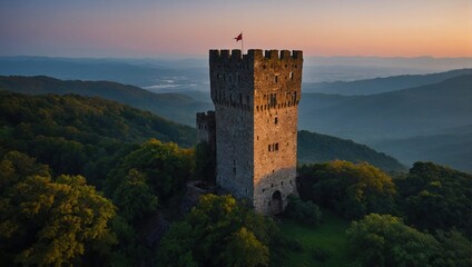 The archer tower is a focal point during annual local festivals