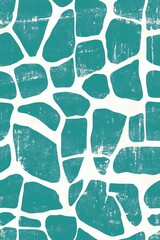 Distressed teal overlay with a random tile pattern and gradient background, creating a textured and weathered look. Perfect for adding depth to designs, banners, or wallpapers.