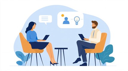 Couple Practicing Communication Skills During Counseling