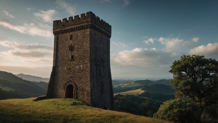 The archer tower is a serene retreat for those seeking quiet moments