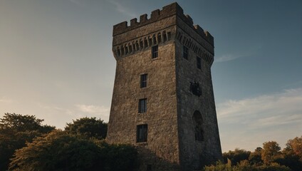 The archer tower is a stunning example of medieval design