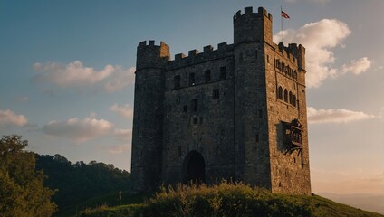 The archer tower is a tranquil haven for those seeking solace in nature