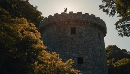 The archer tower is a tribute to ancient warriors