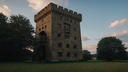 The archer tower is an essential part of the skyline
