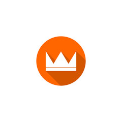 Crown Logo icon isolated on transparent background