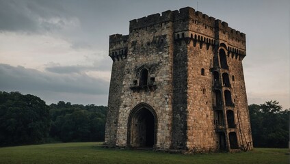 The archer tower is often the centerpiece of community festivals and events
