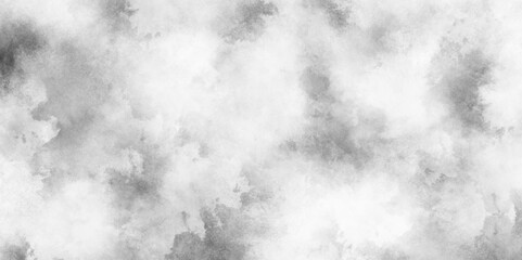 polished and acrylic black and white watercolor background hand painted by brush, white retro pattern cement texture and grunge effect, Vintage retro grunge old black and white texture with smoke.