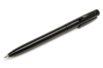 A black pen isolated on white background