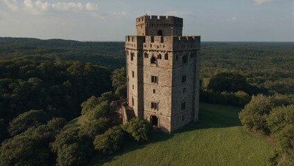 The archer tower offers a perfect spot for family gatherings and picnics