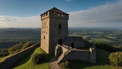 The archer tower offers a serene escape from the busy city life