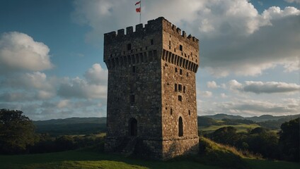 The archer tower offers breathtaking views of the horizon