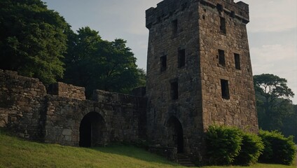 The archer tower offers breathtaking views of the stunning landscape