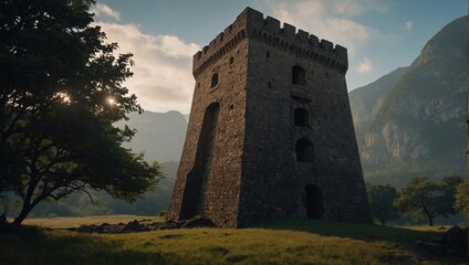 The archer tower offers glimpses of wildlife in its vicinity