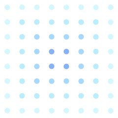 Seamless dots pattern in cool tone, blue tone background