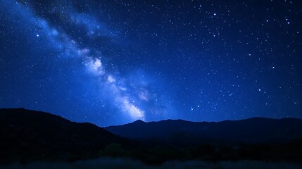 Abstract colorful nebula in deep space.