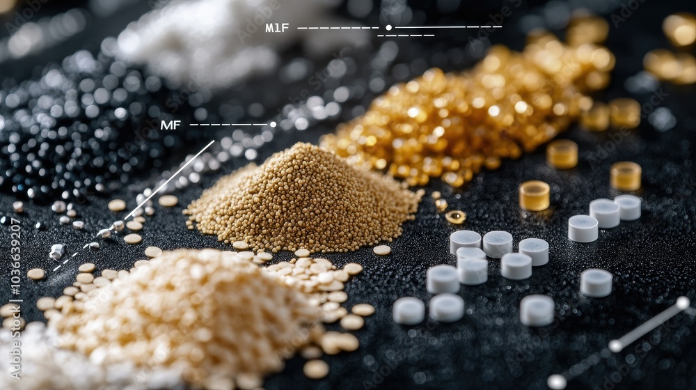 Poster an insightful image presenting the differences between mff and mfc materials, with labels highlighti