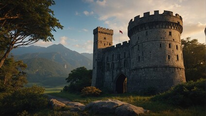 The archer tower provides shelter and protection to travelers