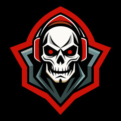 Skull Gaming Logo Bold and Powerful Design for Esports and Branding