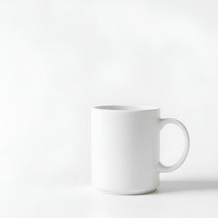 Obraz premium white mug for mockup in minimal style 