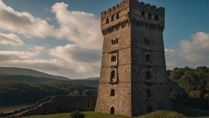 The archer tower provides stunning panoramic views of the surrounding area