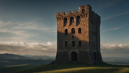The archer tower provides stunning views of the surrounding landscape