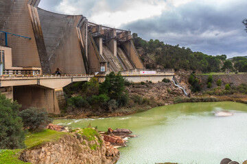 The Mellegue Dam, a Beautiful Oasis in Kef, Tunisia