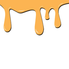 Illustration of melted honey