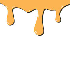 Illustration of melted honey