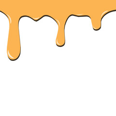 Illustration of melted honey