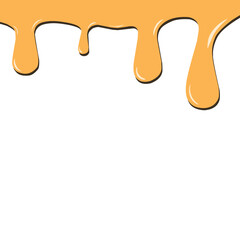 Illustration of melted honey