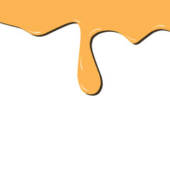 Illustration of melted honey