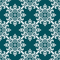 Ikat Flower Pattern Ethnic Geometric native tribal boho motif aztec textile fabric carpet mandalas African