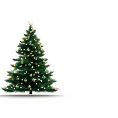 Obraz premium Explore the joy of the holiday season with a stunning Christmas tree adorned with twinkling lights and festive ornaments creating a magical atmosphere for family gatherings and celebrations