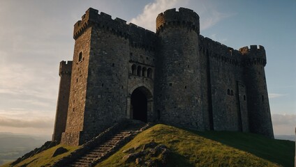 The archer tower serves as a backdrop for cherished memories