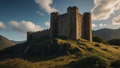 Obraz premium The archer tower serves as a backdrop for countless adventures, forging lasting memories