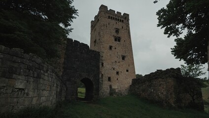 The archer tower serves as a backdrop for memorable family events