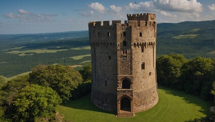 The archer tower serves as a backdrop for memorable family gatherings