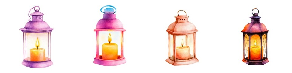 Vibrant watercolor clipart featuring delicately detailed designs, perfect for creative projects and artistic expressions.