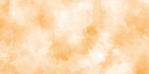 watercolor background textures with clouds and stains, Old paper texture with stains and scratches, Hand painted abstract cloud texture, Paint leaks and ombre effects orange or brown watercolor.