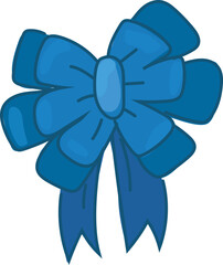 Ribbon on white background. Vector illustration.