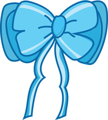 Ribbon on white background. Vector illustration.