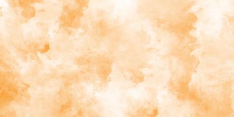watercolor background textures with clouds and stains, Old paper texture with stains and scratches, Hand painted abstract cloud texture, Paint leaks and ombre effects orange or brown watercolor.