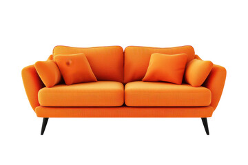 Fototapeta premium Luxurious Lounge Sofa Isolated on transparent Background Perfect for Modern Interior Design Projects and Catalogs