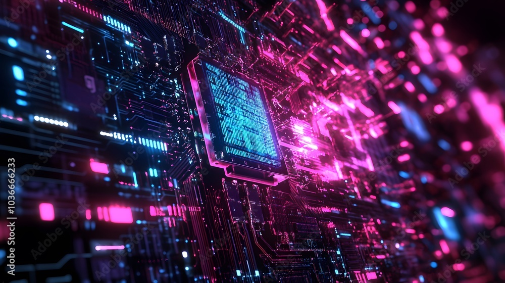 Poster central processing unit artificial intelligence.