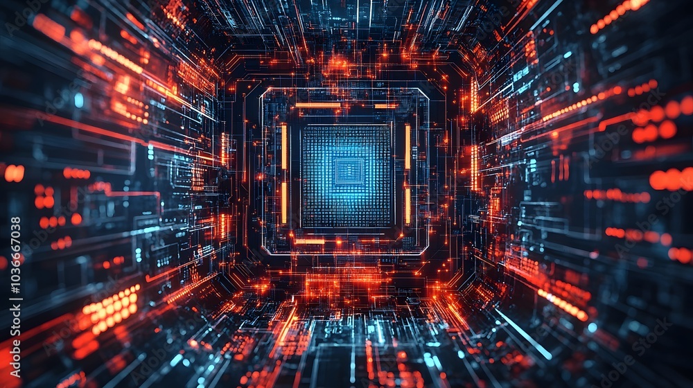 Poster central processing unit artificial intelligence.