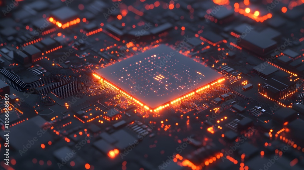Poster central processing unit artificial intelligence.