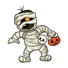 halloween pumpkin character