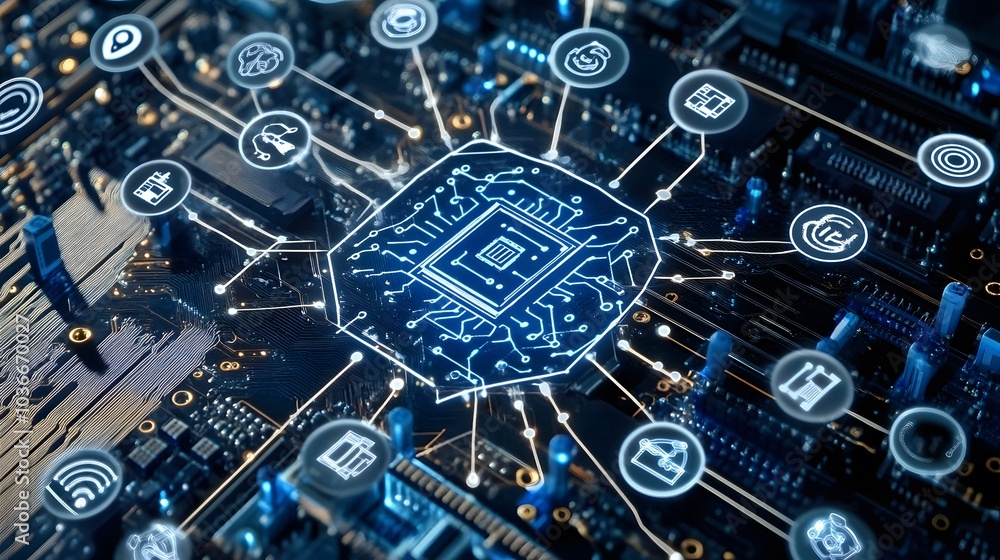 Poster central processing unit artificial intelligence.