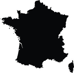 France black map