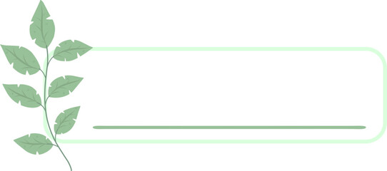 Nature Name Tag Label